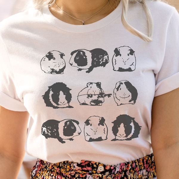 Guinea Pig Shirt, Guinea Pig T-shirt, Guinea Pig Mom Shirt, Pet Guinea Pig Tee, Guinea Pig Gift, Guinea Pig Lover, Guinea Pig Tshirt Vintage