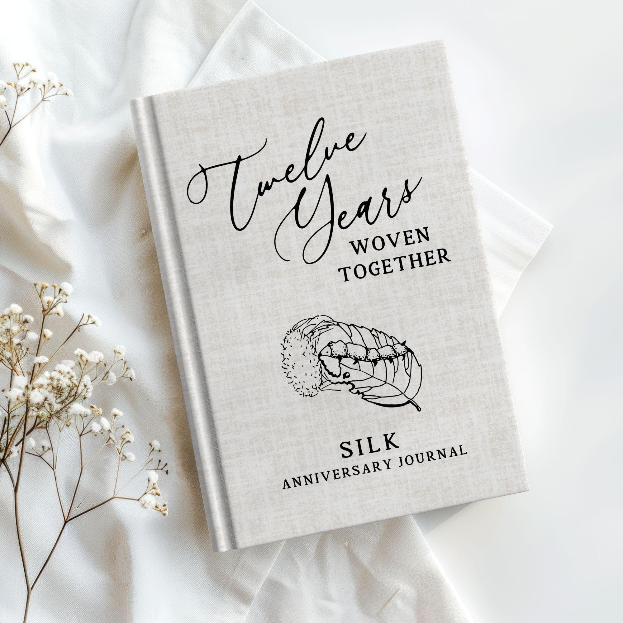 Silk Anniversary Keepsake Journal