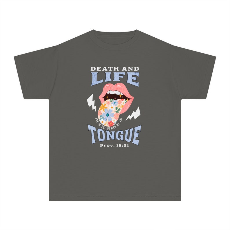 Christian Girls Shirt Kids Jesus Tee Youth Religious Tshirt for Children Worship T Shirt Comfort Colors T-shirt for Child Bible Verse Clothe Pepper