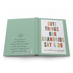 Grandparents Journal for Grandma Gift from Grandkids Memory Book Grandmother Notebook Mother's Day Gift for Grandaddy Birthday Gift for Mom imagem 6