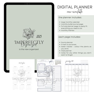2023 Digital Planner, Goodnotes Planner, Ipad Planner, Digital Planner Dated *NOT PHYSICAL PLANNER*