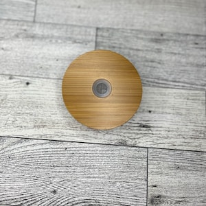 Can Glass Bamboo Lid