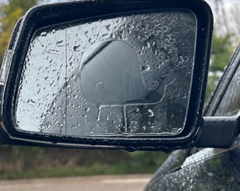 Whale Mirror Peeker - Cute Car Accessories - Decals - Unique