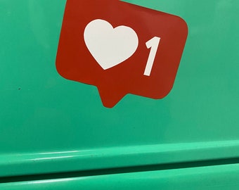 Instagram Like Layered Car Decal