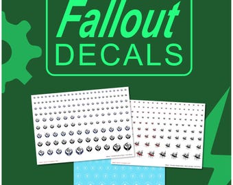 Fallout - Decals Water Slide Transfers