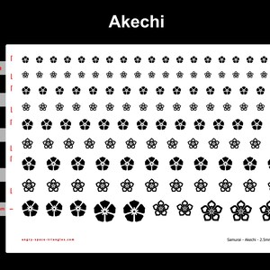 Samurai-stickers - waterglijbanen - clans - logo's - eretest afbeelding 4