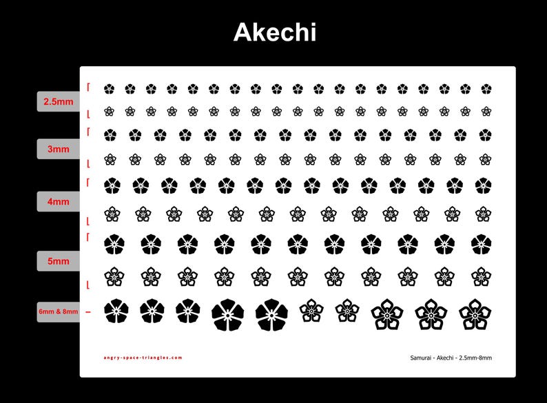 Samurai-stickers - waterglijbanen - clans - logo's - eretest afbeelding 4