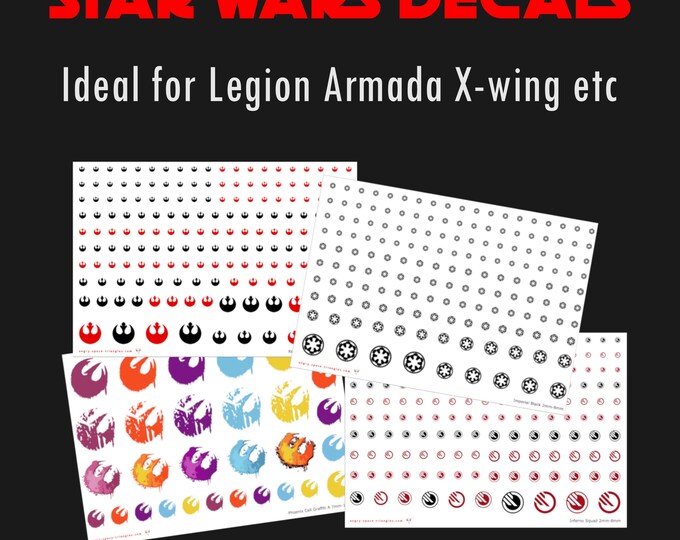 Republic Clone Trooper Decal Set 001 - Etsy