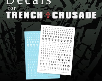 Trench Crusade Decals - Waterslide Transfers - Faithful Heretic