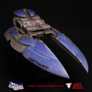 Painted Sabaoth Destroyer for Star Wars Armada (non-official)