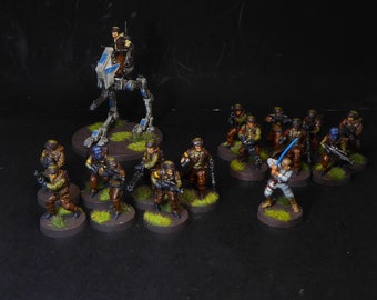 Painted Rebel Starter Force for Star Wars Legion