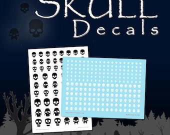 Skulls - Water Slide Decals Transfers - Fantasy - Warhammer etc