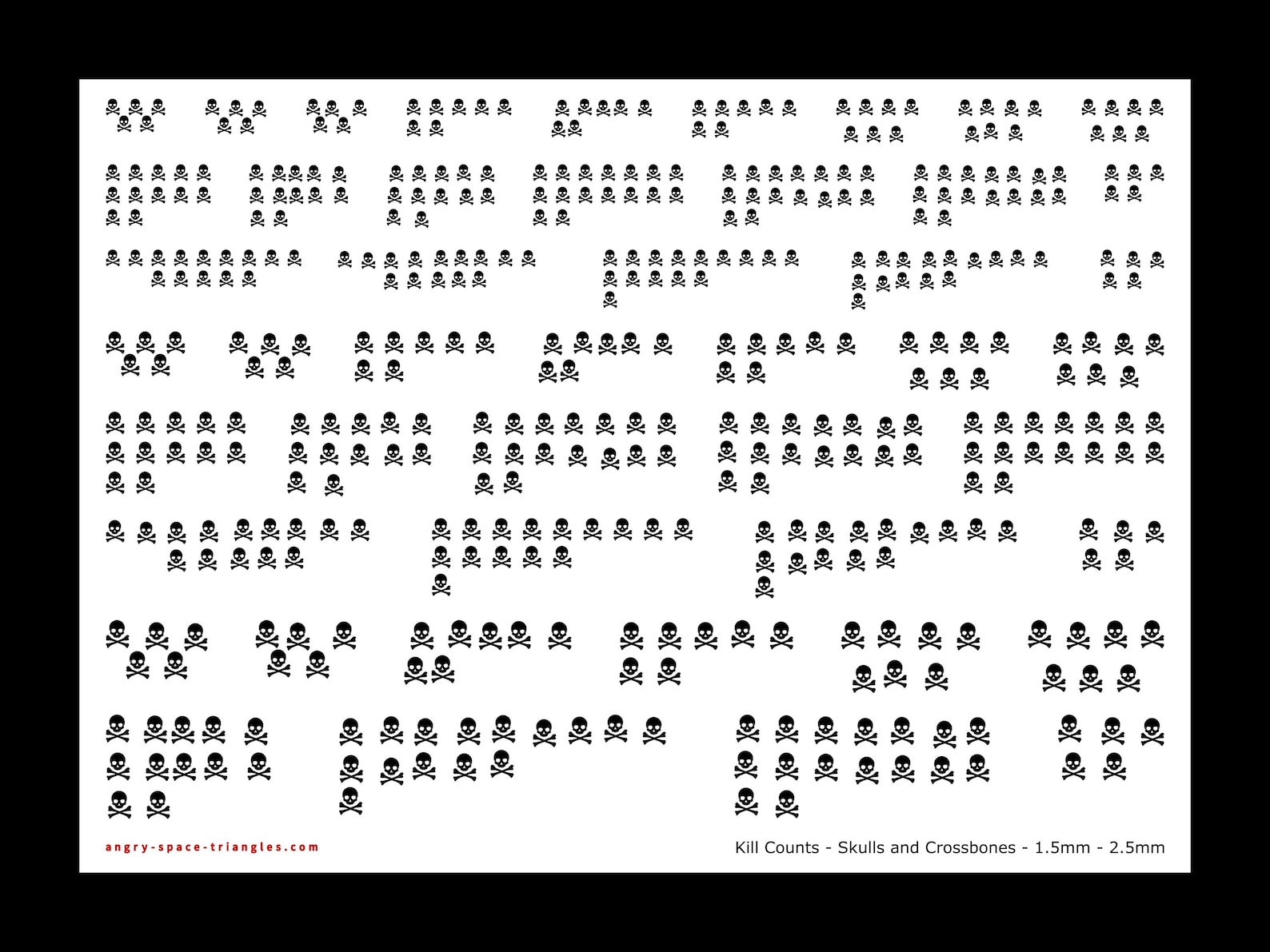 Kill Decals Kill Counts & Tallies - Decals / Water Slide Transfers - Warhammer ...