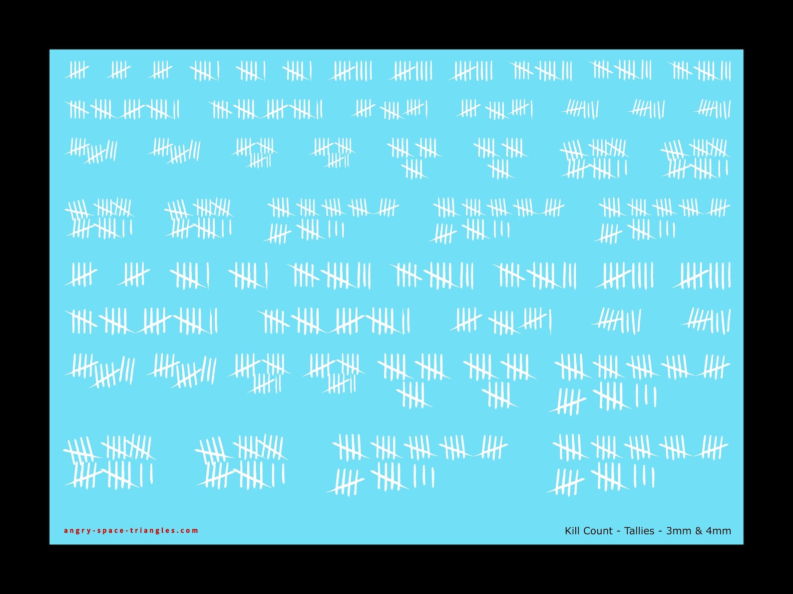 Kill Decals Kill Counts & Tallies - Decals / Water Slide Transfers - Warhammer ...