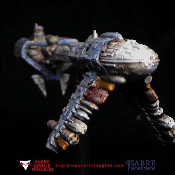 Painted Nebulon B Frigate refit for Star Wars Armada (non-official) #1