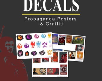 Decals Water Transfers - Propaganda and Graffiti -   Armada Legion Shatterpoint