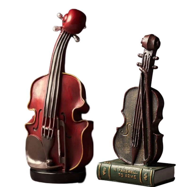 Resin Modern Musical Instruments Model Violin Trumpet Style Etsy