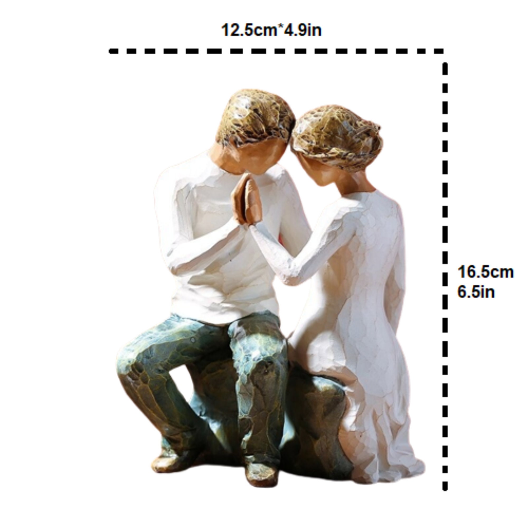 Statues Family Figurines Love of Mother Father Figures Nordic