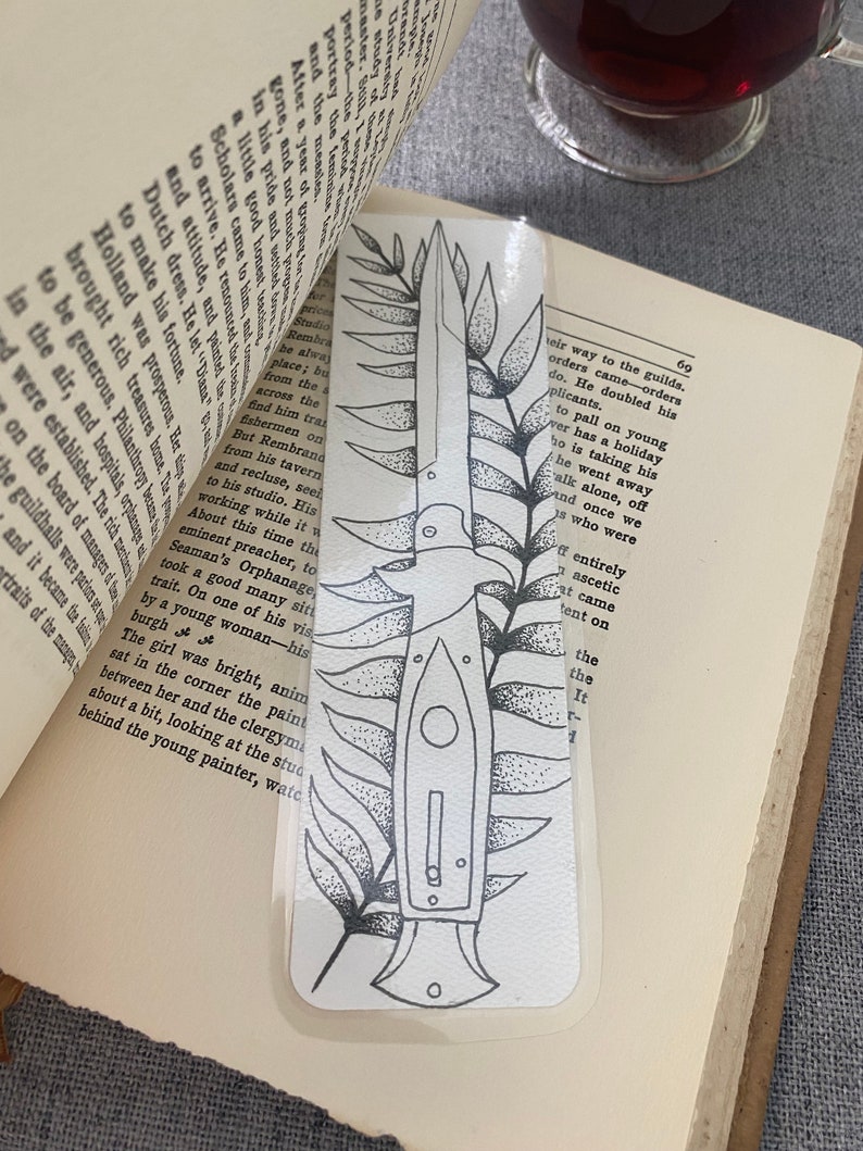 Keefe Bookmark Ellie's Knife Bookmark - Etsy