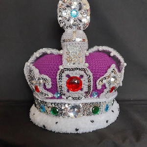 Imperial State Crown crochet pattern