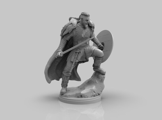 Movie character design STL 3D model design print download files Drama Character Ragnar the viking Movie character design STL 3D model design print download files Drama Character Ragnar the viking