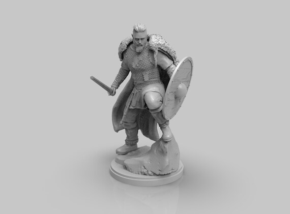 Movie character design STL 3D model design print download files Drama Character Ragnar the viking Movie character design STL 3D model design print download files Drama Character Ragnar the viking