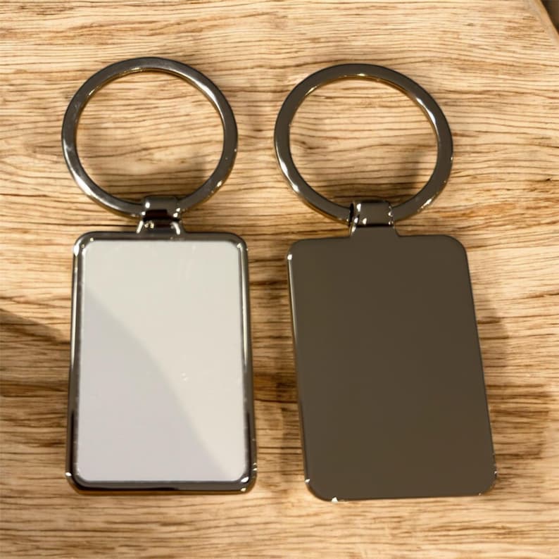 Photo Keyring | Engraved Keyring | Keyring | Gifts for him | Gift for her | Mum | Dad | Grandparents | Nanny | Grandad | Memories | Silver image 4