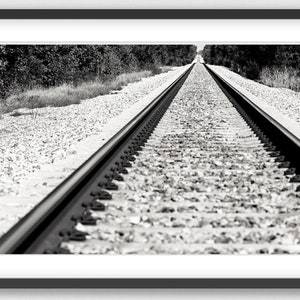 Infinity Railroad Tracks - Photographic Print - Frame Available - Fine Art Archival