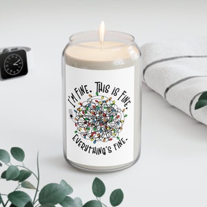Funny Christmas Candle Gift Housewarming Hostess Best Friend Holiday Decorating