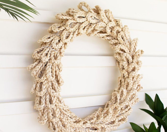 Woven Seagrass Wreath - Etsy