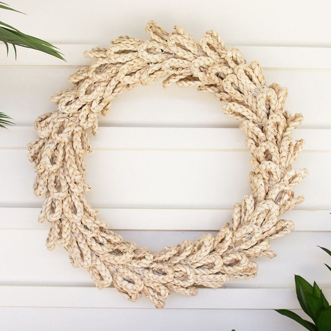 Woven Seagrass Wreath - Etsy