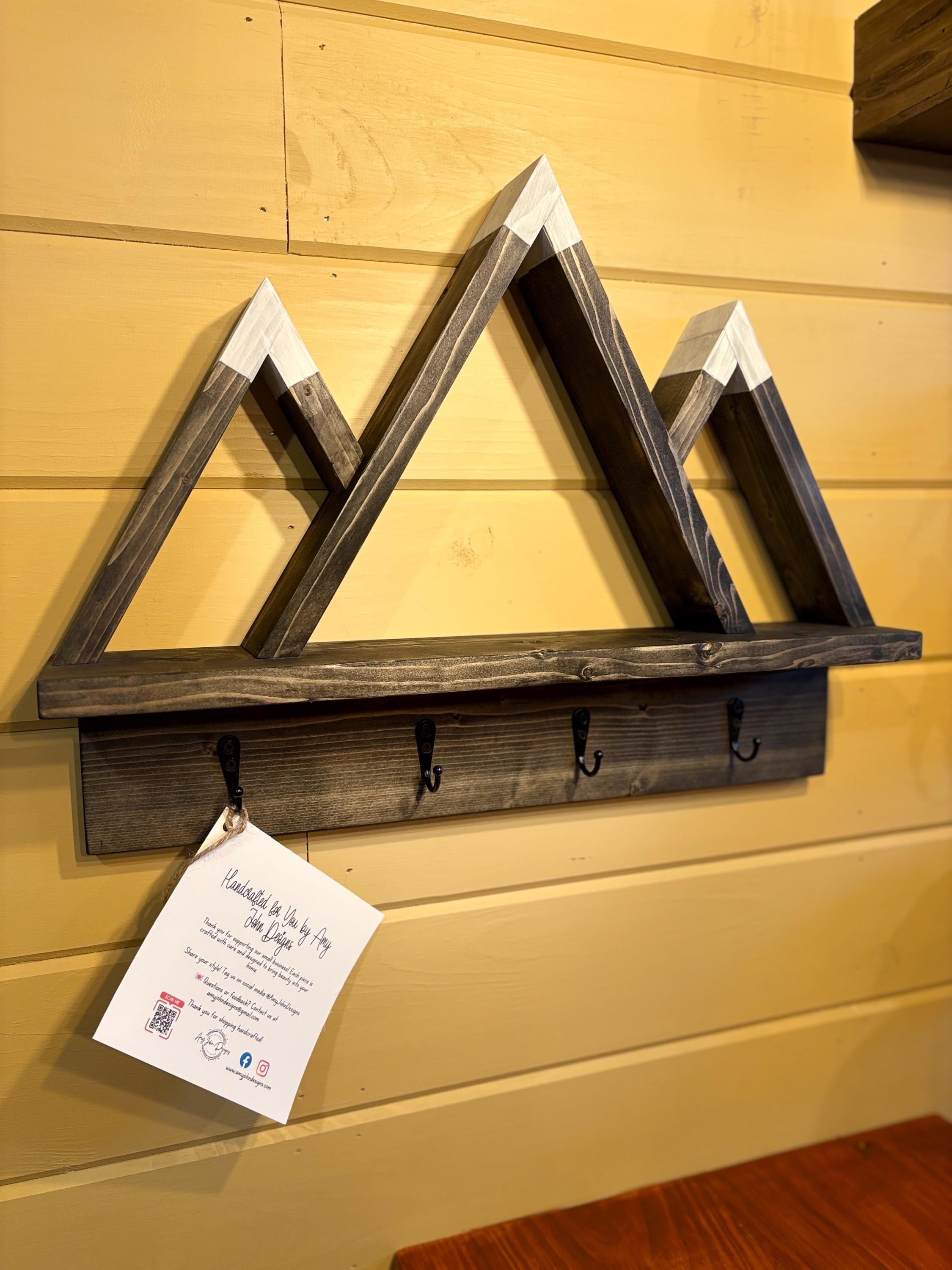 Make a DIY Mountain Shelf Key Holder in a Few Hours