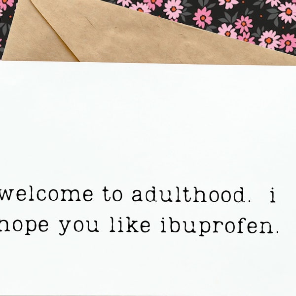 Funny 18th Card Girl Etsy