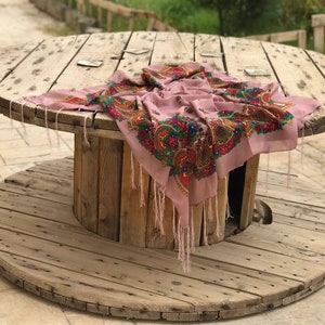 Sale! Shawl, Fashion Scarf,Christmas gift,Traditional Ukrainian Scarf , Floral Shawl ,Kurdish Floral Scarf,