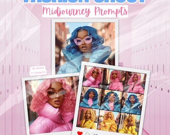 MidJourney-uppmaningar för digital konst under modefotografering | 18 fantastiska bilder och 11 uppmaningar | Inspirationspaket för AI-modefotografering