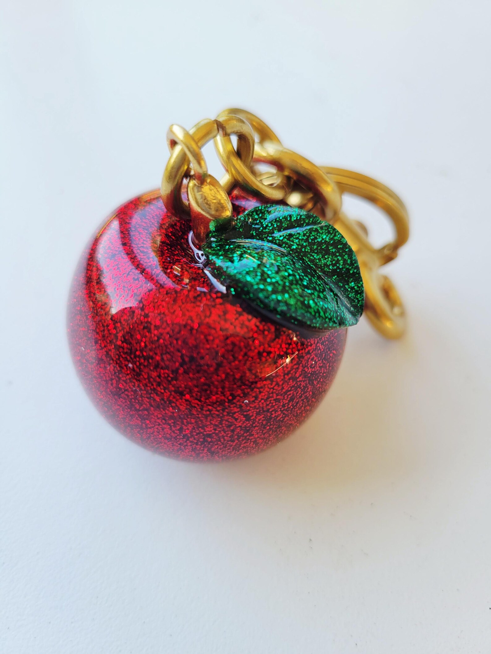 Apple Rhinestone Keychain Sparkling Red Apple Bag Charm, Keychain for Purse, Handbag Accessory - Etsy