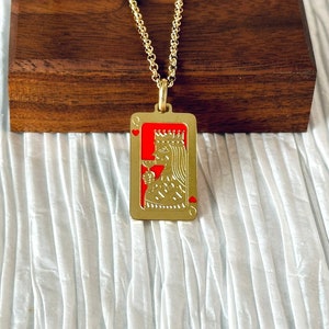 GOUDEN Tarot Queen-bedelketting • Cadeau voor moeders • Hanger hemelse dierenriem • Minimalistische huwelijkssieraden • Gepersonaliseerde cadeau bruidsmeisje