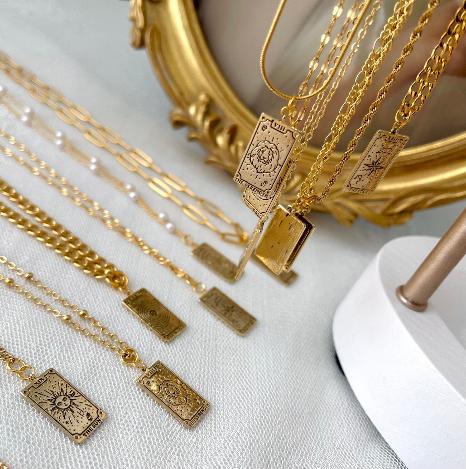 SIPURIS Scheletro Tarocchi Carte Portachiavi Per Uomo Donna In Acciaio Inox Vintage Cranio Amuleto Portachiavi Per Chiave Wiccan Car Bag Sliver10 114401455 - Foto 10