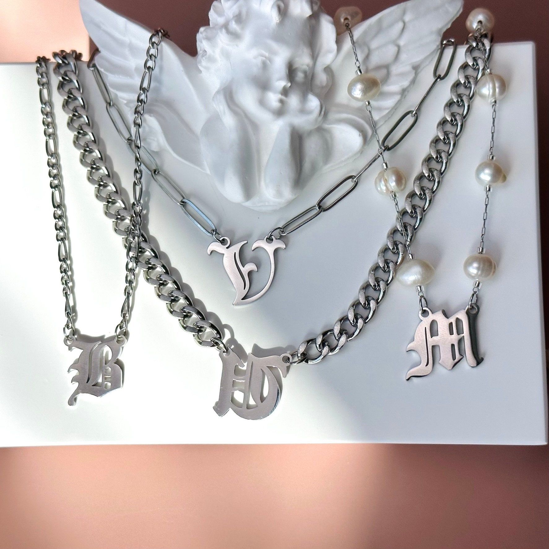 Etsy old shop english necklace