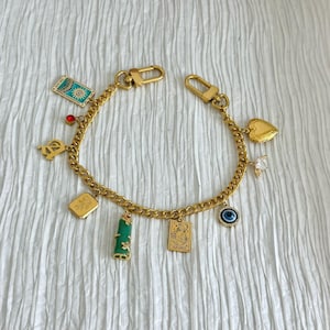 Gold Filled Purse Chain • Multi Charm Handbag Chain • Personalized Bag Charm • Custom Purse Accessories • Pick Your Charms • Gift for Her