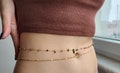 18K Gold Belly Chain • Delicate Bohemian Body Jewelry for any Occasion • Adjustable Waist Chain • Summer Jewelry • Best Friend Birthday Gift