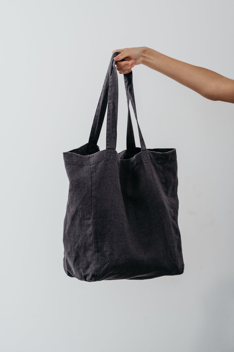 linen shopping bag,sustainable market linen bag, perfect for everyday use
