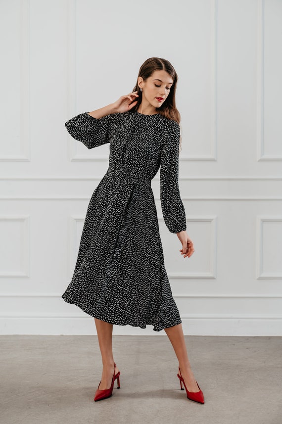 black fitted midi dress with sleeves Hugo Boss Men's Slim Fit Polo Shirt In Washed Stretch Cotton Pique main image 0
