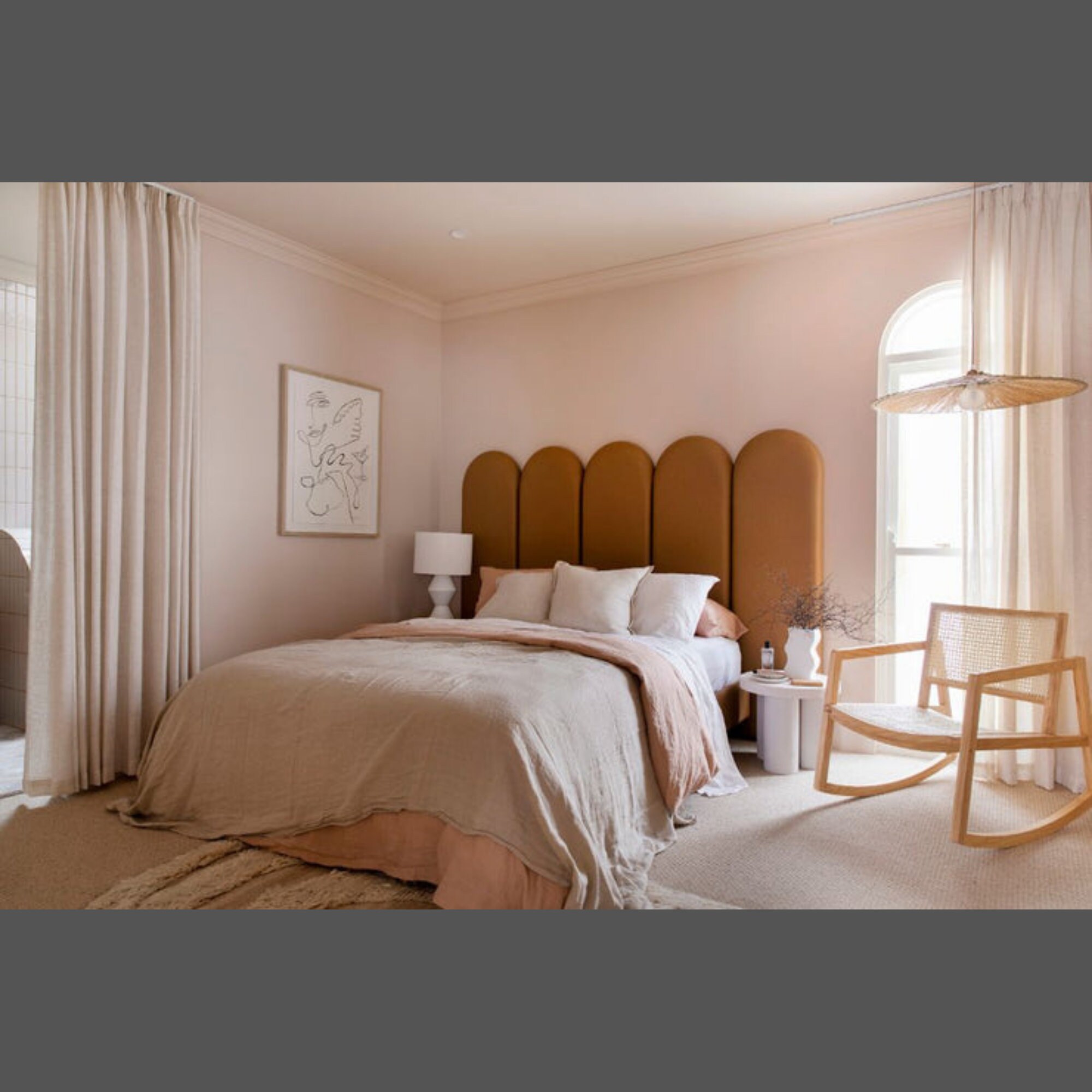 Finger Scotch Upholstered Headboard Self Adhesive Wall Panels Etsy