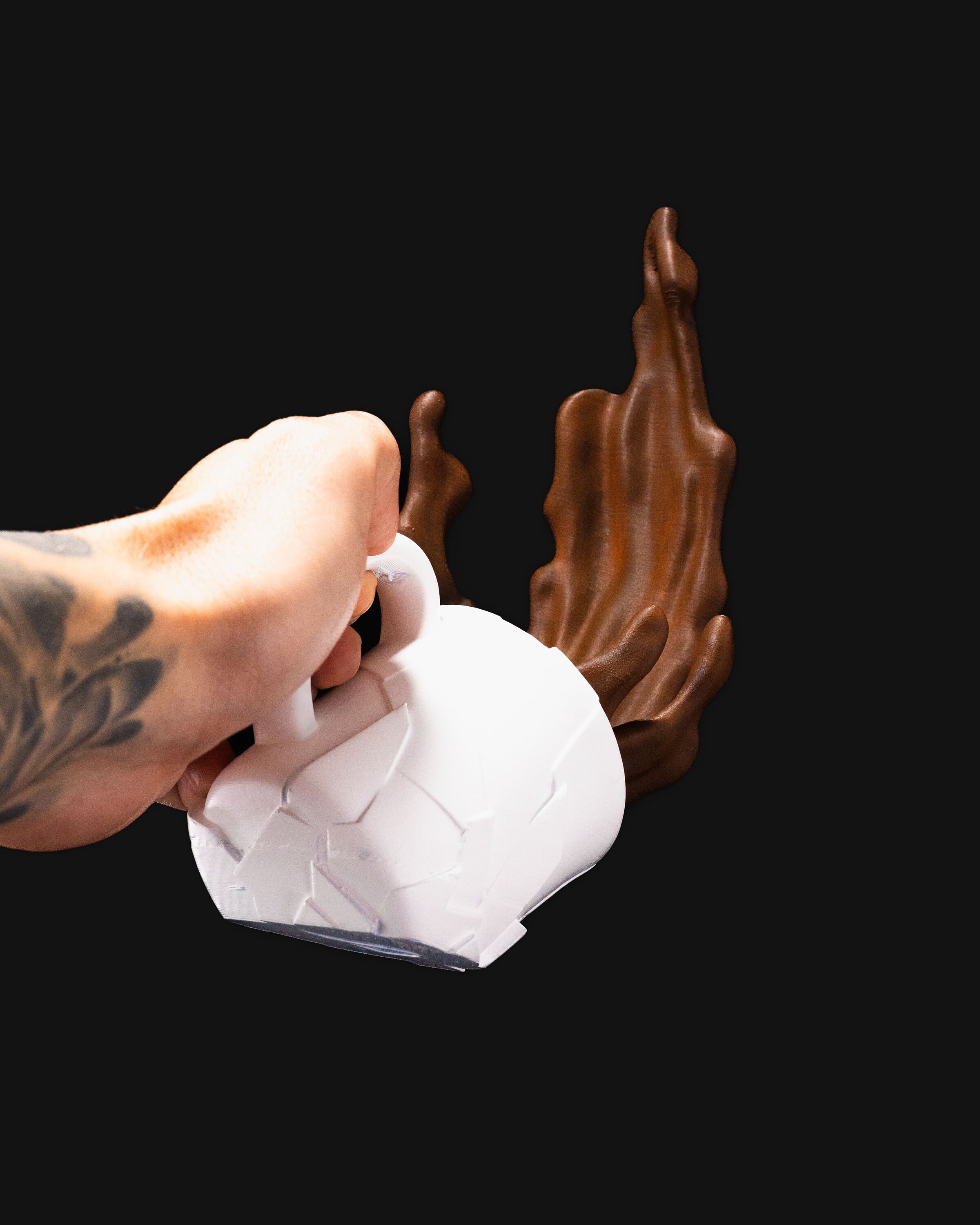 Falling Mug Empty Falling Coffee Cup Decoration | Spilling Coffee Mug | Optical Illusion ...