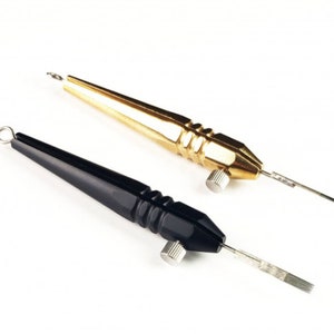 High Quality Aluminum Hand Poke Tool Brass Gold or Black