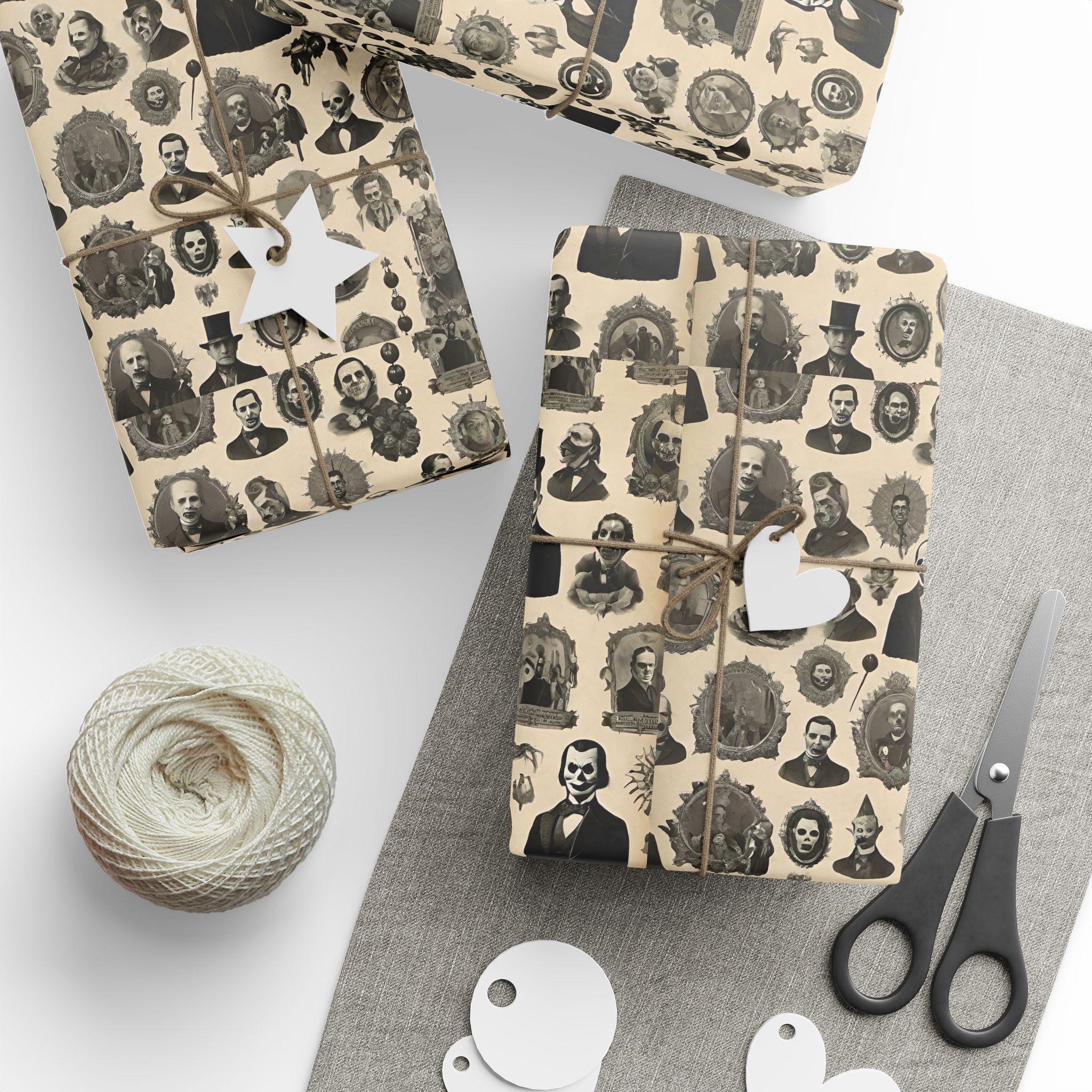 Creepy Freak Show Wrapping Paper: Funny Halloween Gag Gift - Etsy