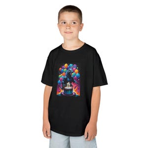 Kids T-Shirt, Godzilla Birthday Party Shirt, Cute Dinosaur Tee, Children&#39;s Clothing Gift, Personalized Birthday Shirt