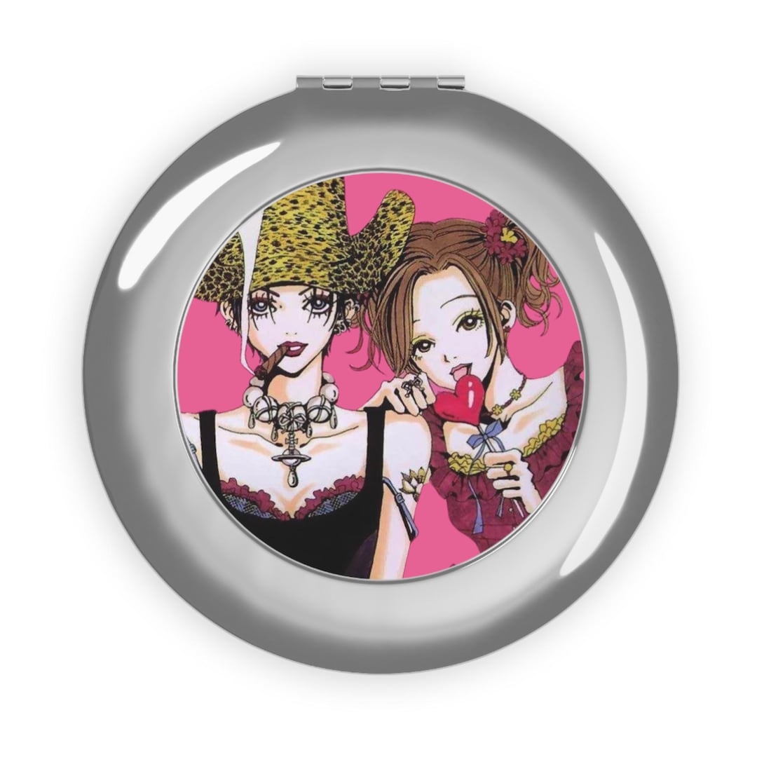 Anime Girl Compact Travel Mirror, Manga Makeup Mirror, Anime Purse ...