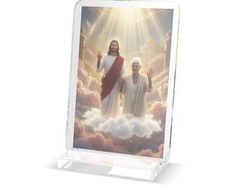 Soporte conmemorativo / Regalo para alguien que perdió a su mamá, papá o un ser querido / Personalizado en memoria de
